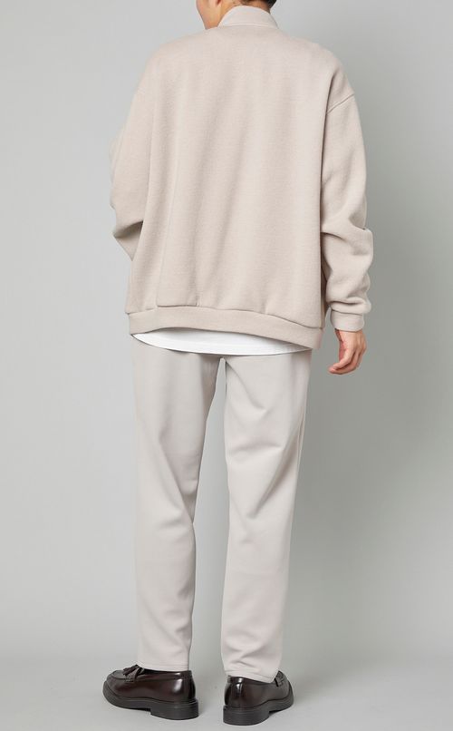 ニットジップジャケット