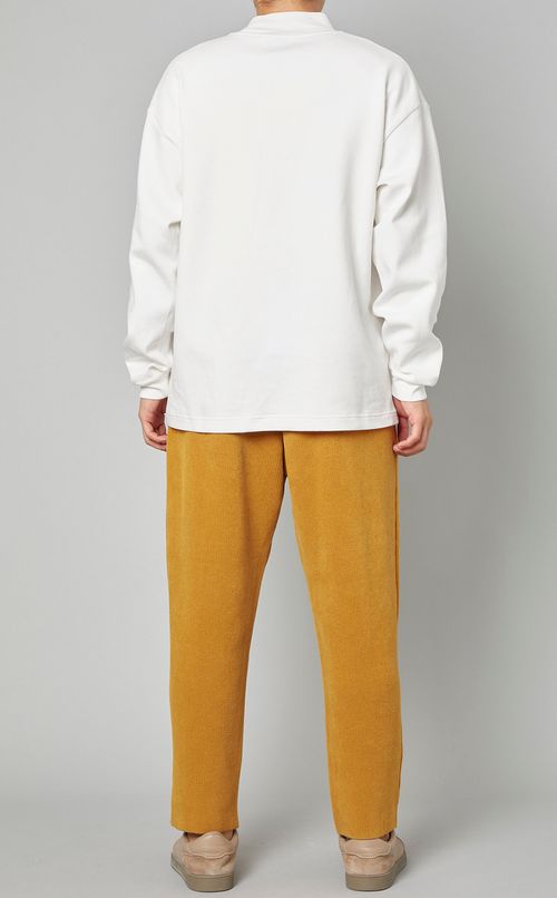 コットンウール1タックパンツ