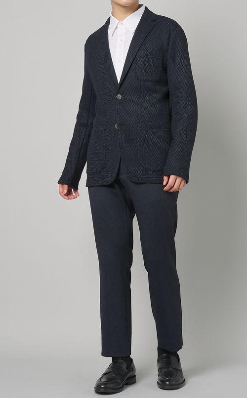 メッシュジャガードジャージジャケット