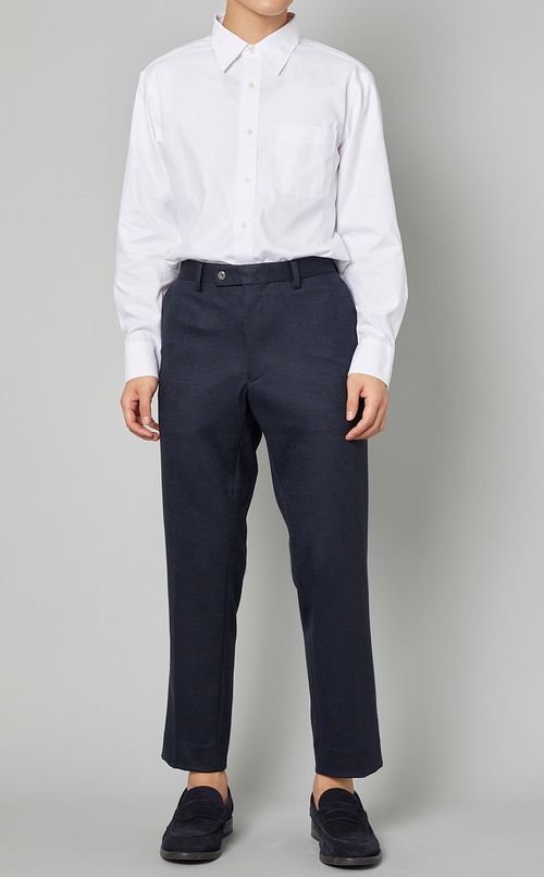 グレンチェックテーパードパンツ