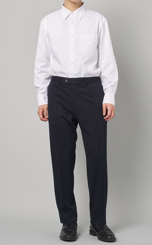 レーヨンジャガードテーパードパンツ