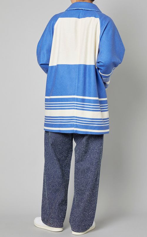 フェルトボーダーコート