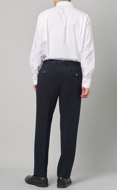 レーヨンジャガードテーパードパンツ