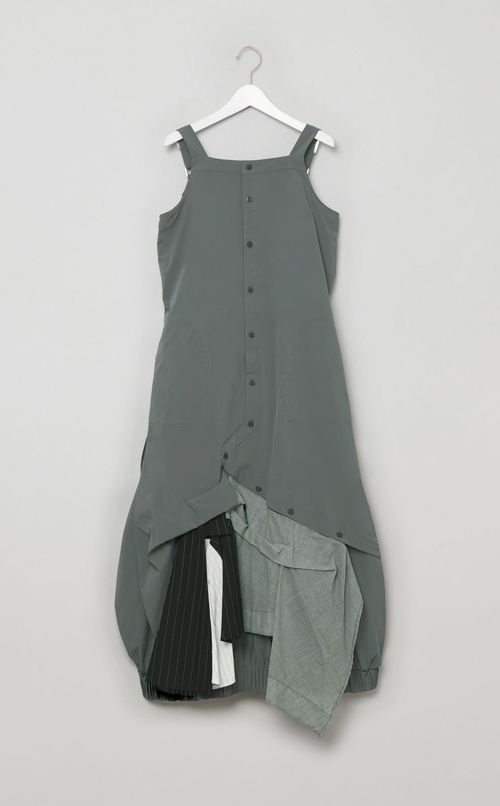 パターンミックスキャミソールワンピース