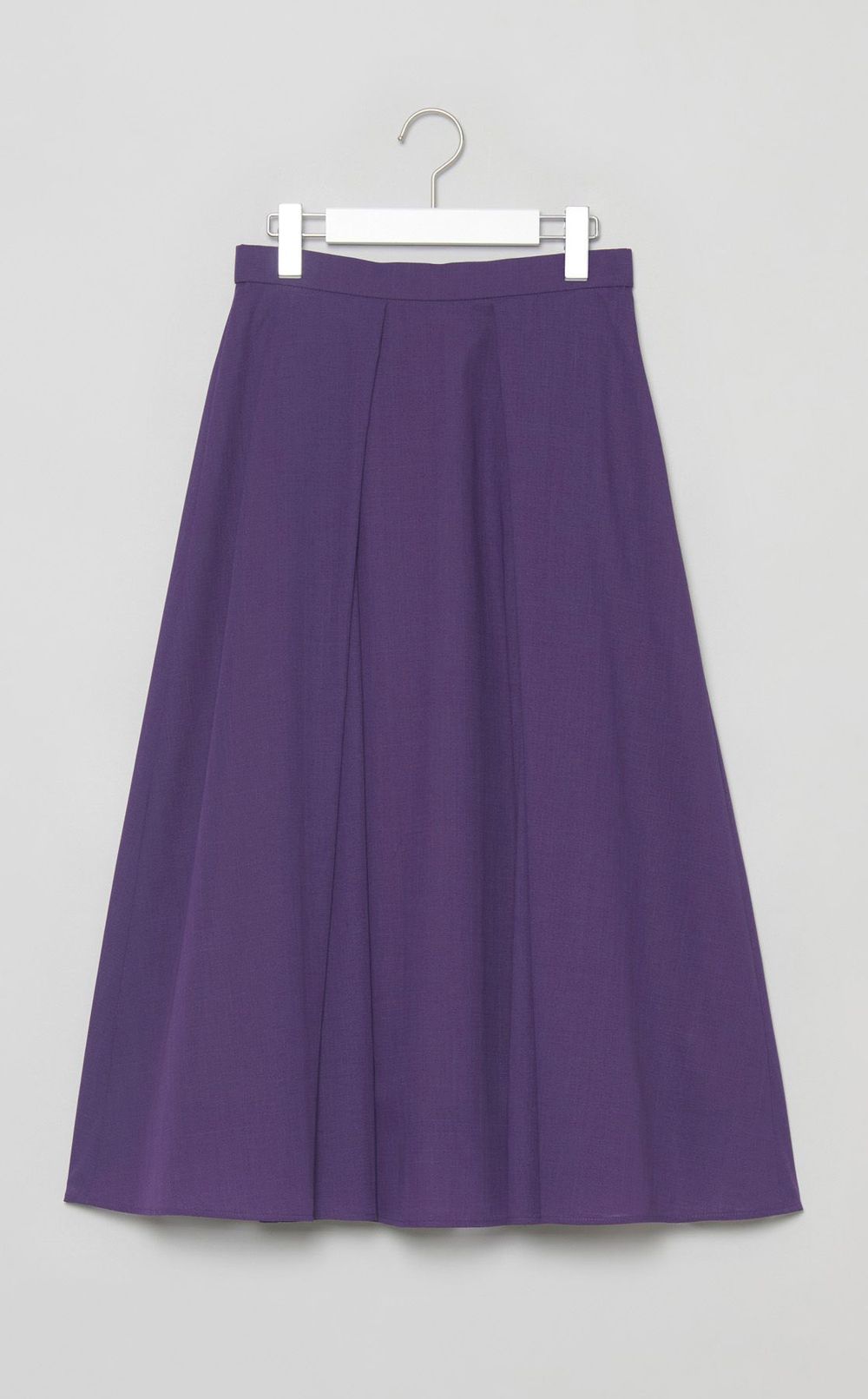 ウールボイルタックフレアスカート