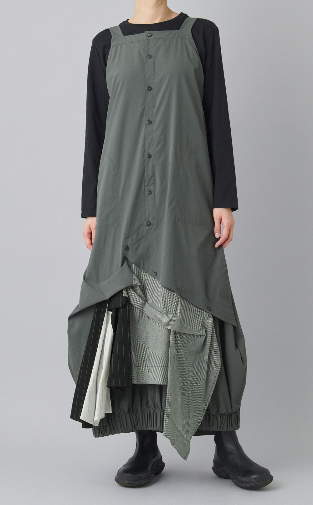 パターンミックスキャミソールワンピース