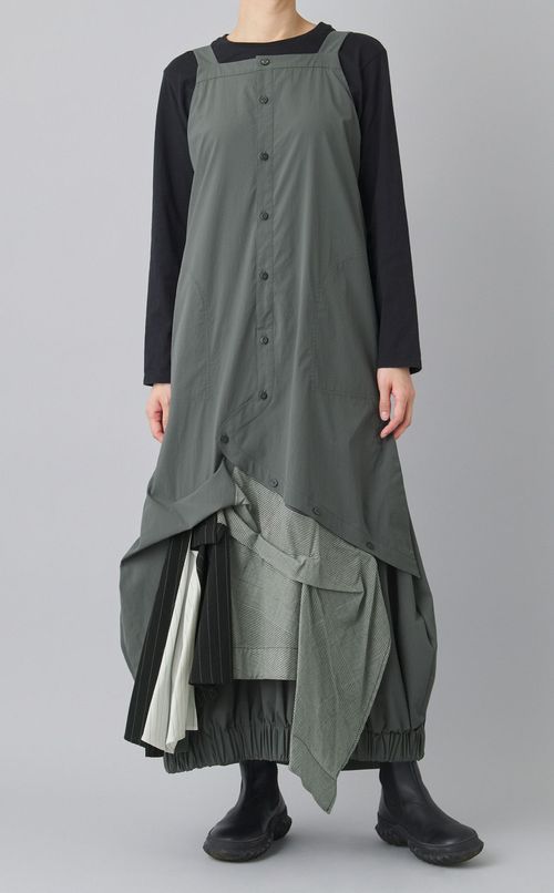 パターンミックスキャミソールワンピース