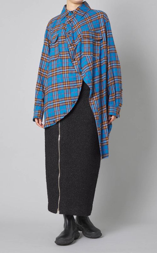 ボールチェックシャツ