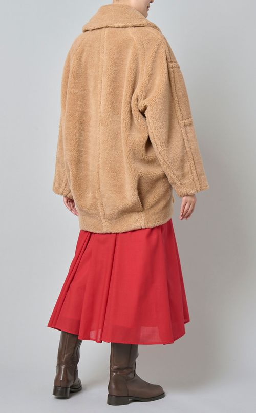 ビッグシルエットボアピーコート