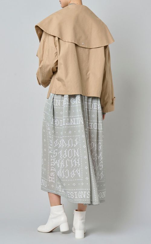 ビッグカラーショートコート