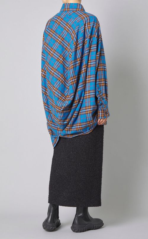 ボールチェックシャツ