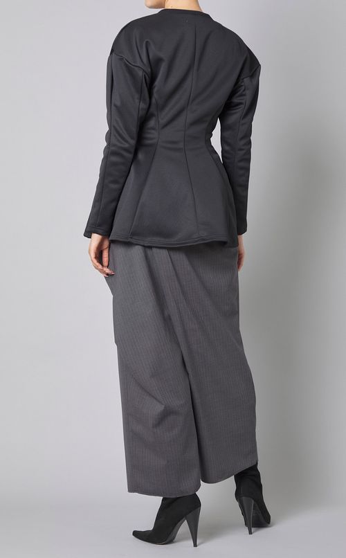 フロントジップジャージートップス