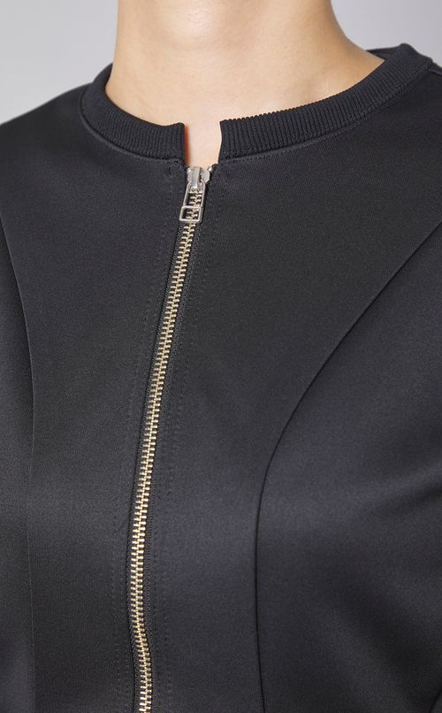 フロントジップジャージートップス