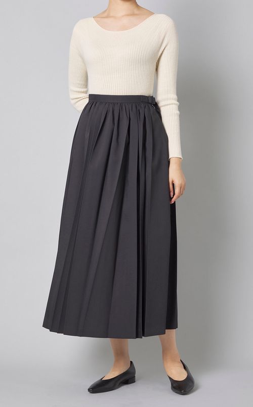 エアリーランダムプリーツスカート