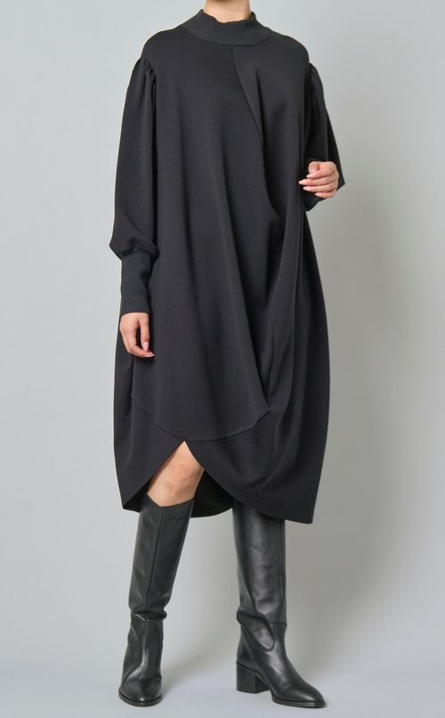 ボールギャザースリーブワンピース