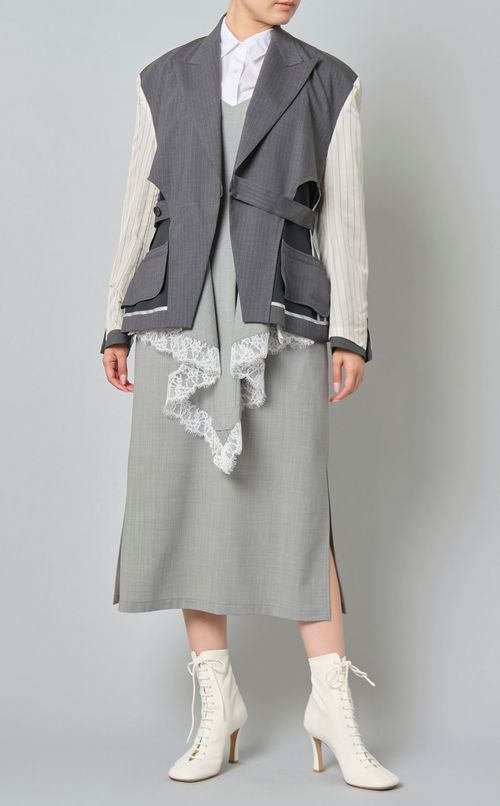 テーラードデザインショートジャケット