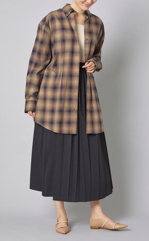 エアリーランダムプリーツスカート