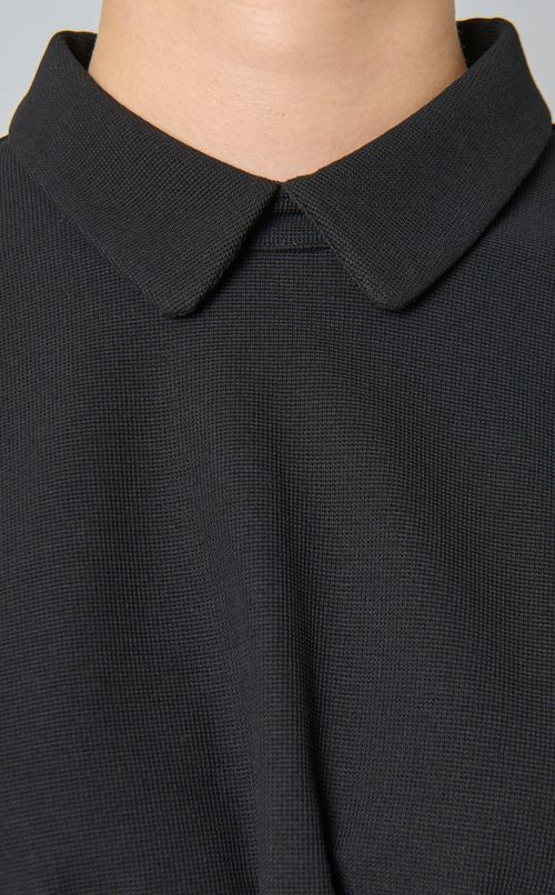 ミラノリブコンビプリントシャツ