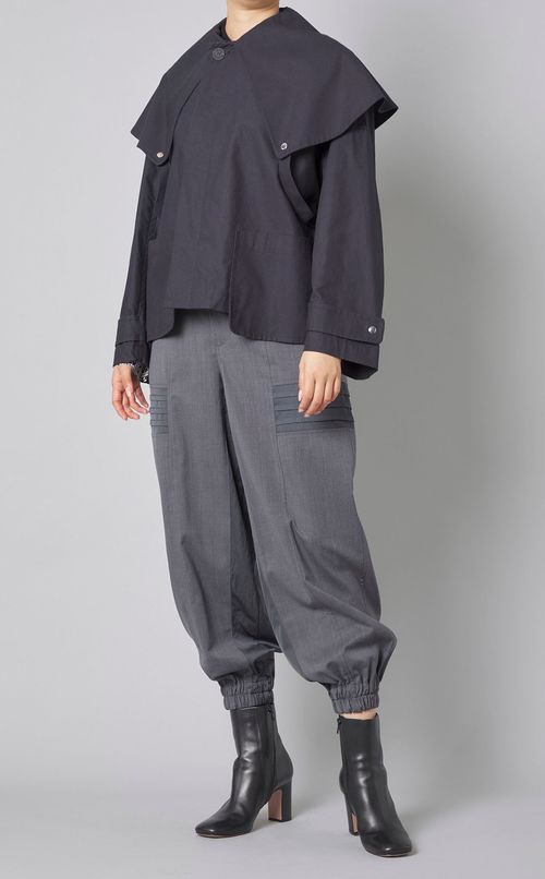 ビッグカラーショートコート