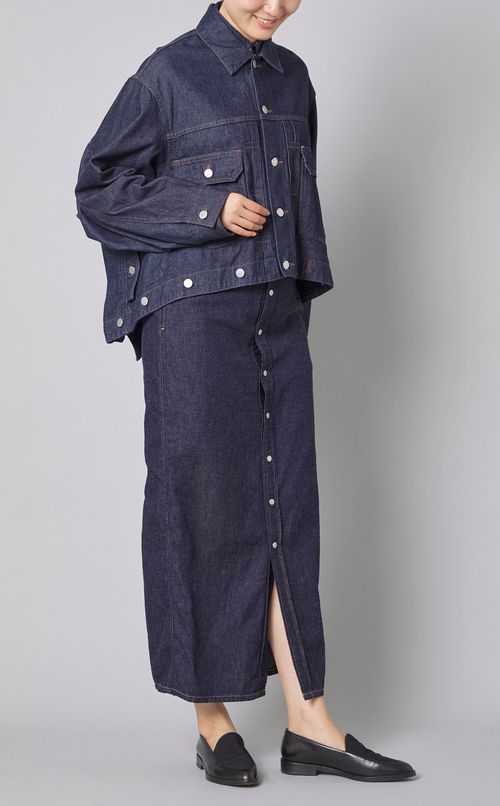 ダブルエンド2ndデニムブルゾン