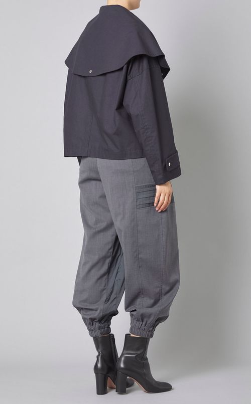 ビッグカラーショートコート