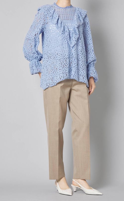 モールレーススカラップブラウス