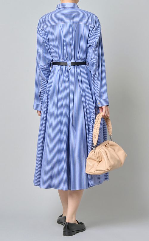 ベルト付シャツワンピース