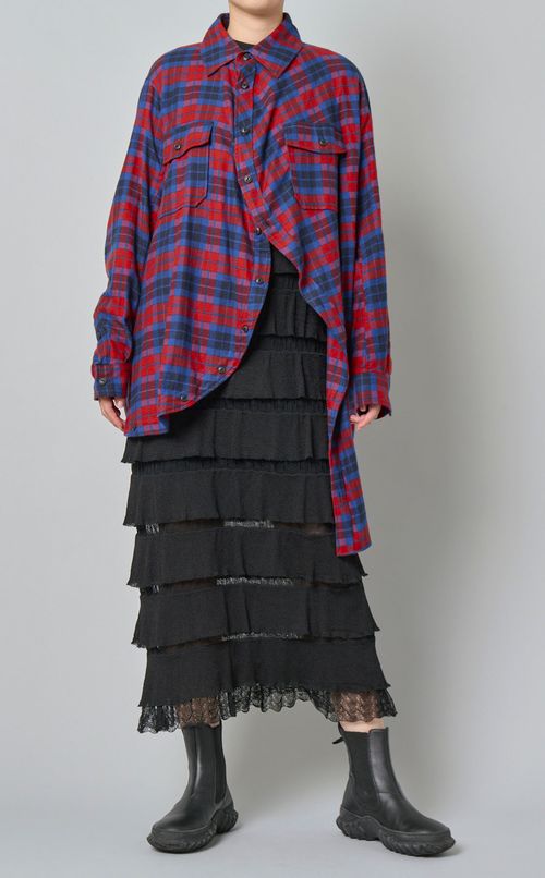 ボールチェックシャツ