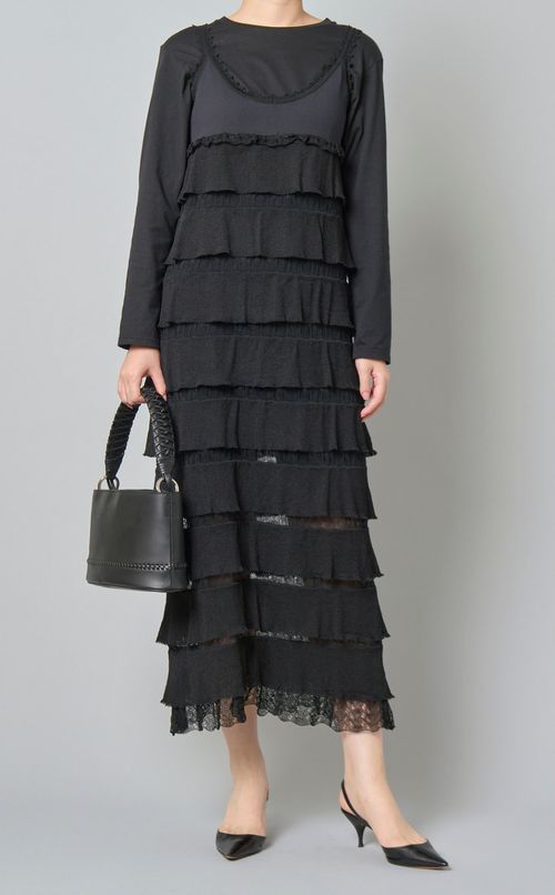 ショルダー付バケツバッグ