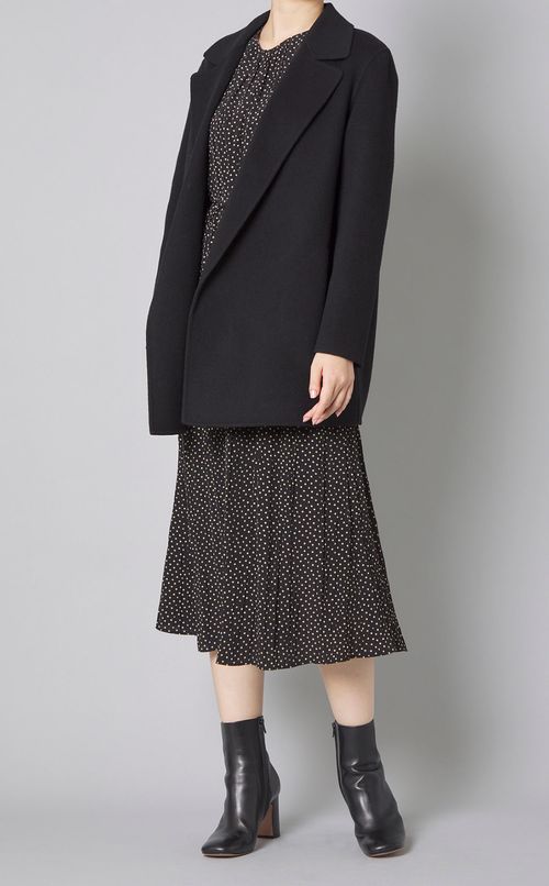 ミニドットランダムプリーツワンピース