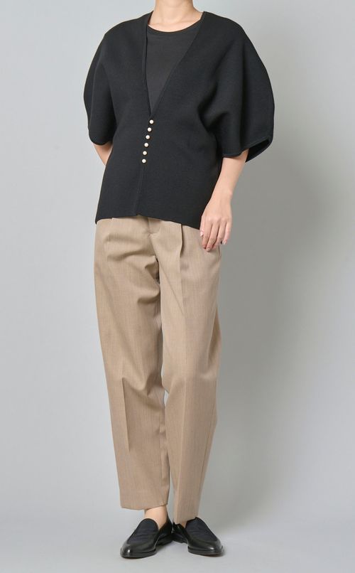 パールボタンドルマンカーディガン