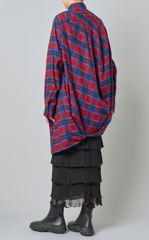 ボールチェックシャツ