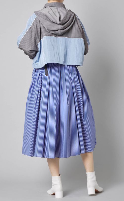 パッチワークトラックブルゾン