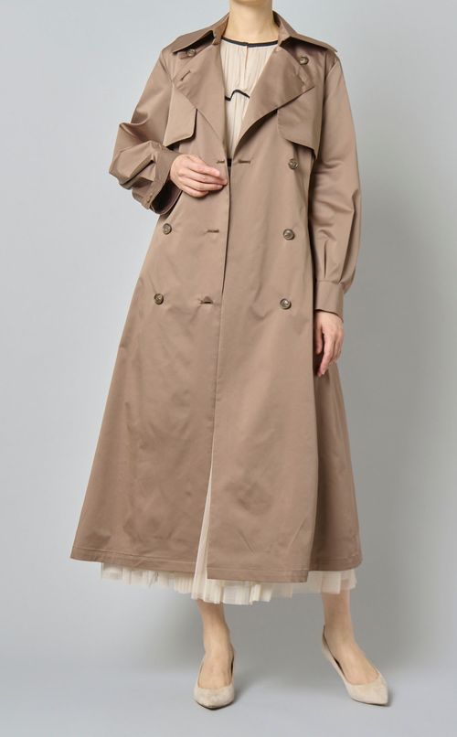 マイクロチュールドレープワンピース