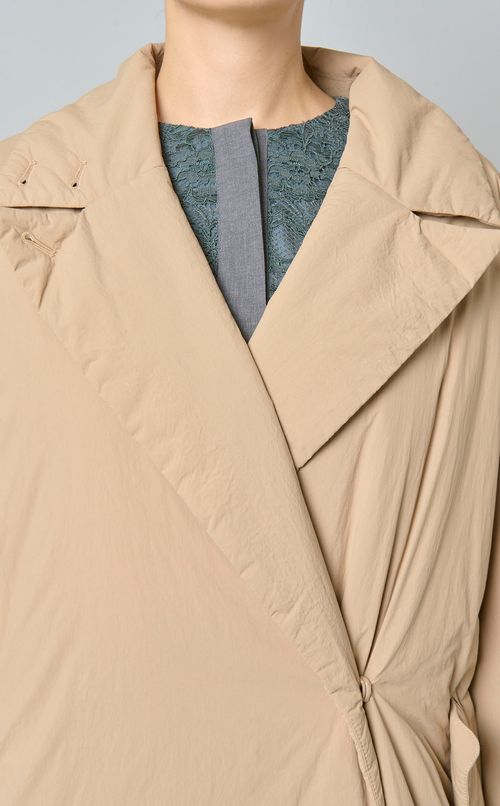 中綿ロングコート