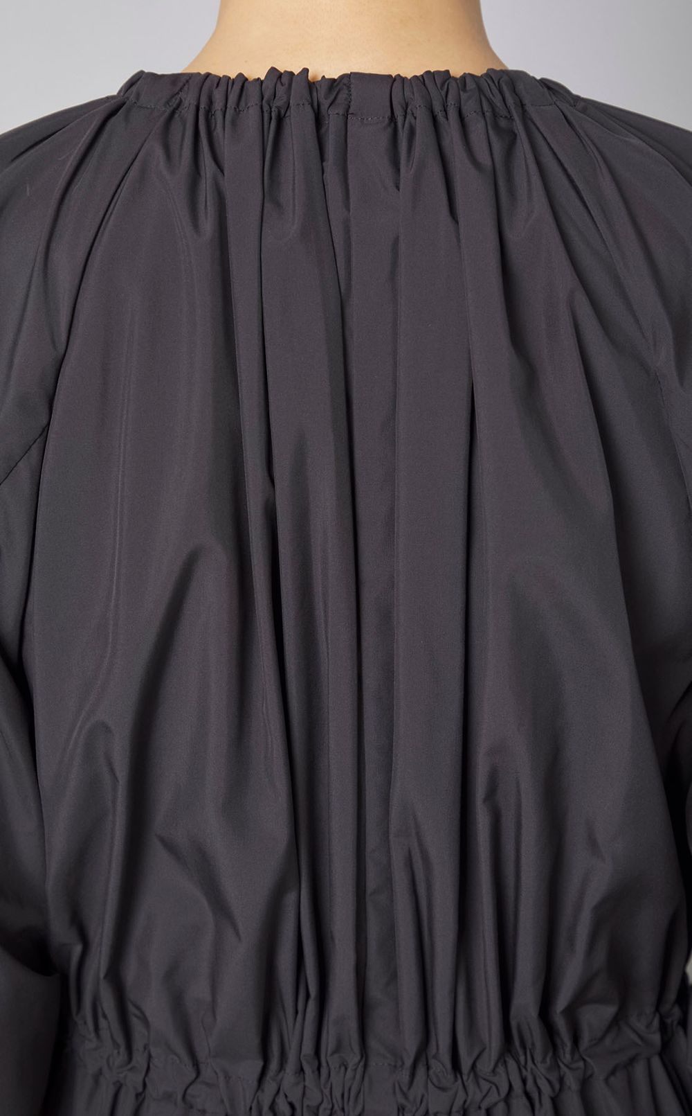 リモンタフタギャザーコートワンピース