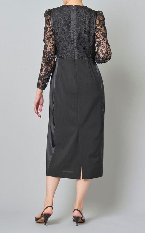 メタルラメレースドレス