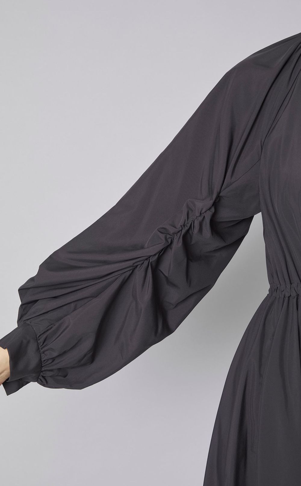 リモンタフタギャザーコートワンピース