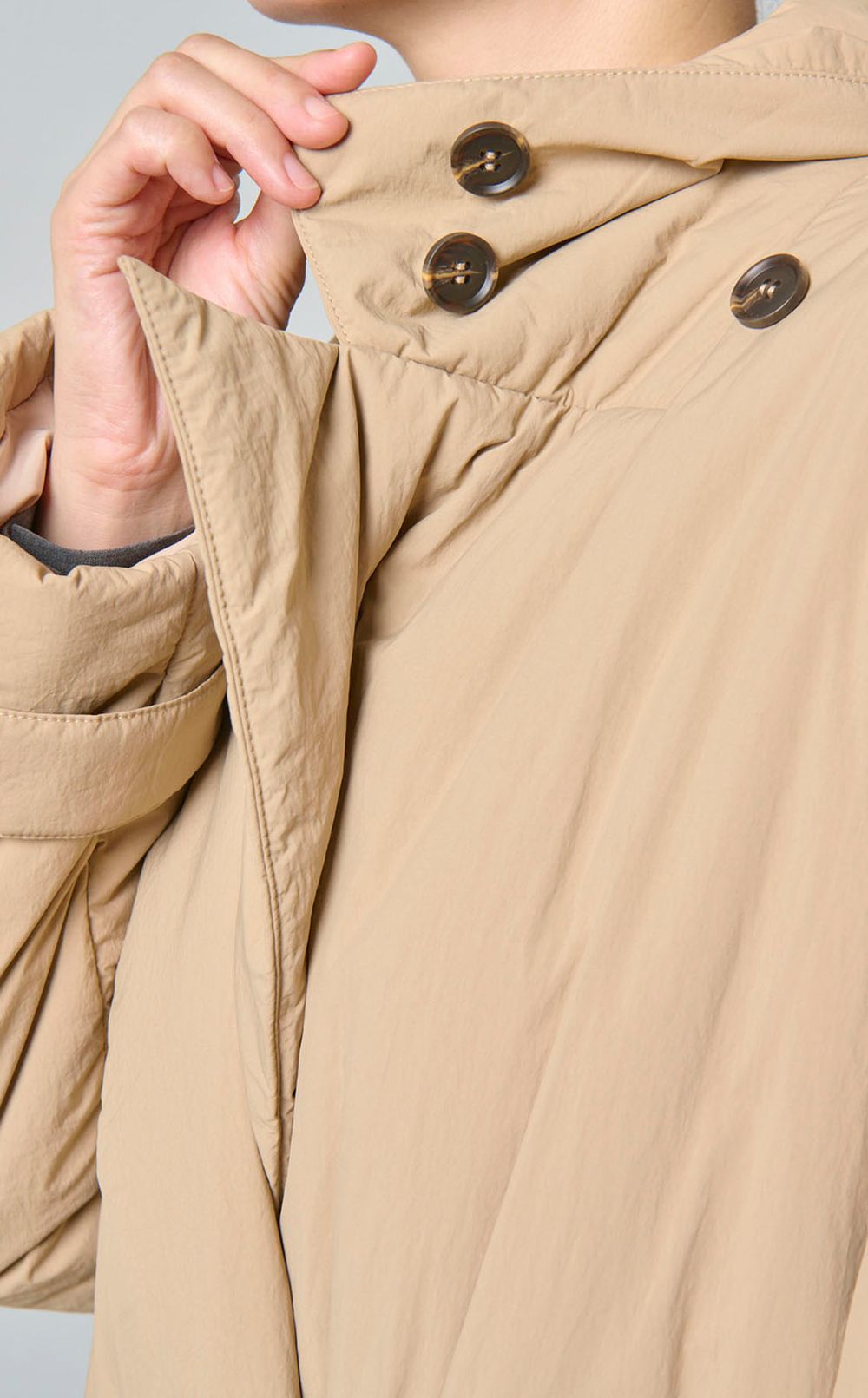 中綿ロングコート