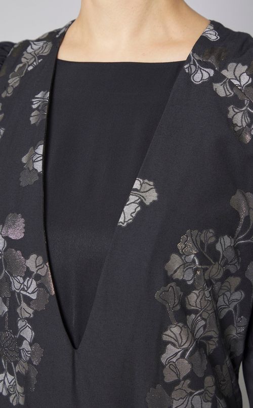 フラワージャガードドッキングワンピース