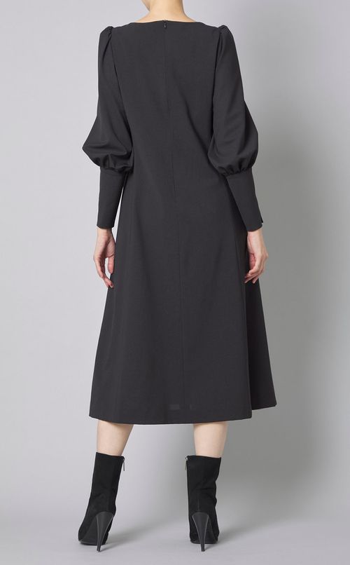 レースコンビスリーブワンピース