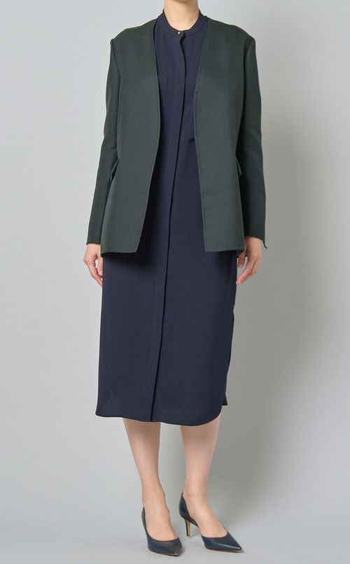 ダブルクロスVネックジャケット