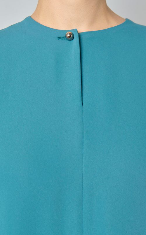 ドレープクロスフレアスリーブワンピース