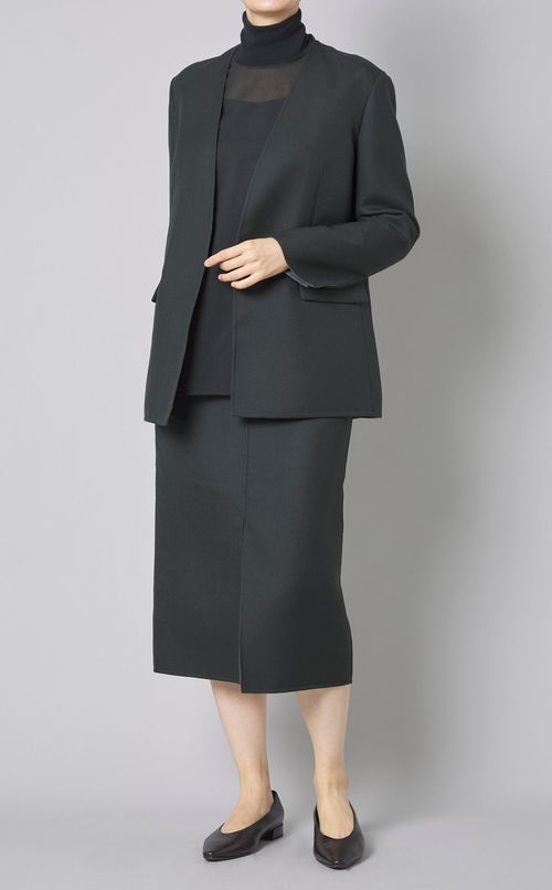 ダブルクロスVネックジャケット