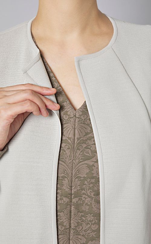 ミラノリブジャケットカーディガン