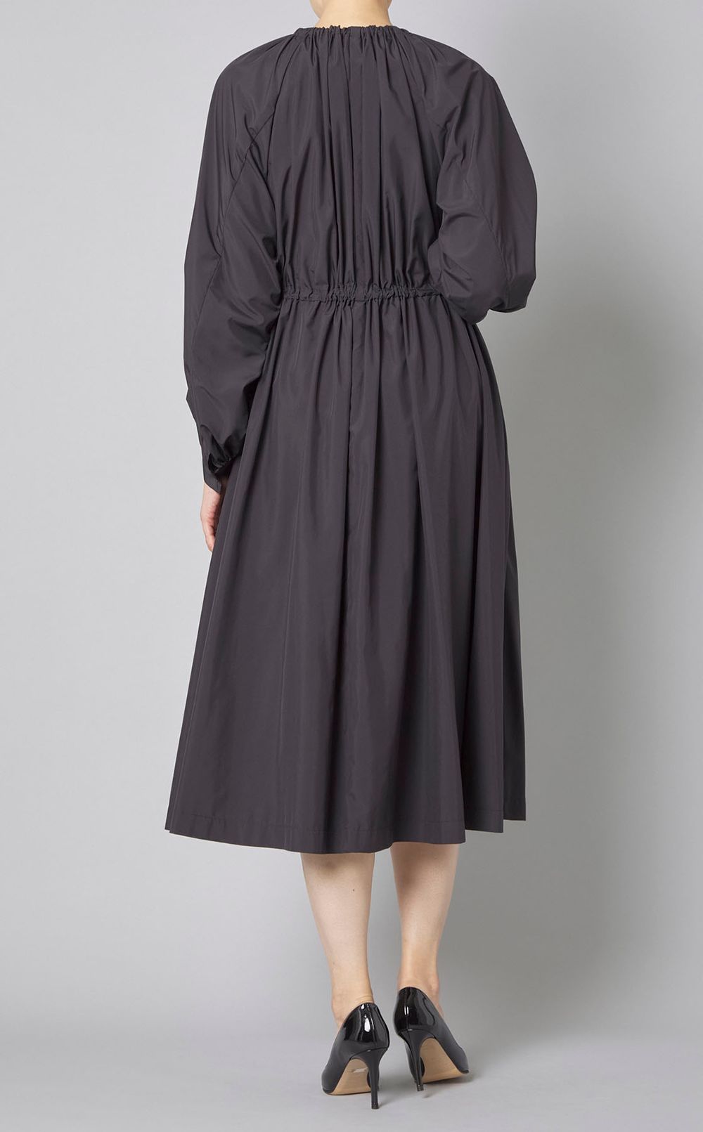 リモンタフタギャザーコートワンピース