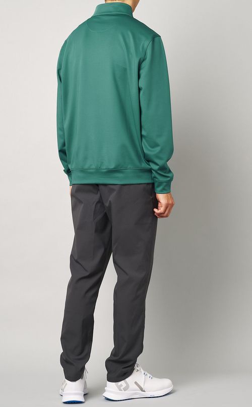 【手洗い可】ハーフジッププルオーバー