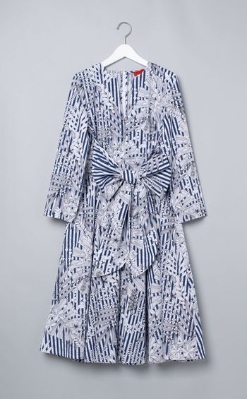 フラワープリントワンピース