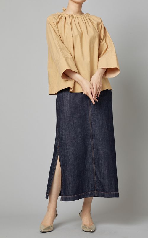 ワイドスリーブブラウス