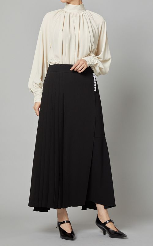 パール付プリーツスカート